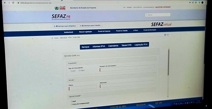 SEFAZ libera emissão do boleto do IPVA 2022 para pagamento da placa com final 1