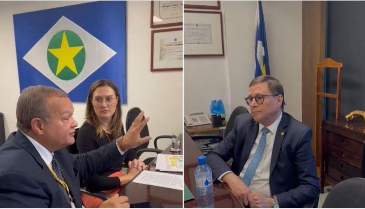 Senador Mauro Junior recebe entidades do Fisco para discutir reforma tributária