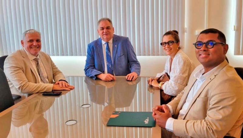 Diretoria do Sindifisco-PB se reúne com o presidente do TJPB